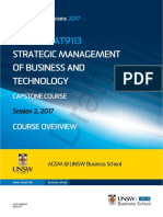 MBAX/GBAT9113: Strategic Management of Business and Technology