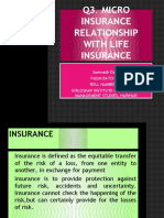 Q3. Micro Insurance Relationship With Life Insurance