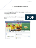 Ebook - Optimasi Akun Facebook PERSONAL