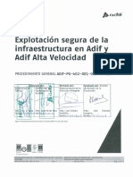 Explotación Segura de La Infraestructura en Líneas de Alta Velocidad. ADIF-PG-402-001-003-SC-011. 12-2017. Rev. 1 Si