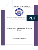 Management Information Systems Notes