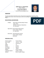 Mark Rey A. Pentason CV