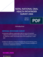 Nepal National Oral Health Pathfinder Survey 2004