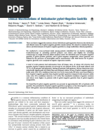 Clinical Manifestations of Helicobacter Pylori-Negative Gastritis