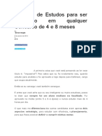 5 Metas de Estudos para Ser Aprovado em Qualquer Concurso de 4 e 8 Meses Gerson Aragão