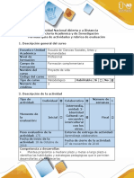 Guía de Actividades y Rubrica de Evaluación - Fase 3 - Identidad Cultural - Un Encuentro Intercultural Con Los Otros