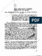 Etnónimos Africanos e Formas Occorentes Nos Brasil YEDA CASTRO