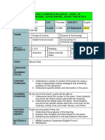 English Daily Lesson Plan (Edlp) - Week: 28 SMK Aminuddin Baki, Johor Bahru, Johor Tahun 2018