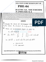 PHE-4 Mathematical Methods in Physics 1 EM