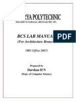 New BCS LAB MANUAL