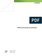 PHPExcel Developer Documentation PDF