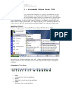 Tutorial - Microsoft Office Excel 2003: Contact Barclay Barrios (Barclay - Barrios@rutgers - Edu)