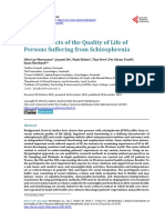 Social Aspects of The Quality of Life of Persons Suffering From Schizophrenia