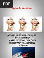 Tipos de Anestesia