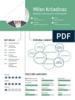 Milan Krčadinac: Key Skills Personal Characteristics