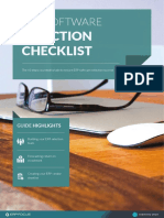 Erp Software Selection Checklist - Original PDF