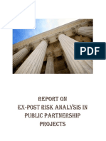 Report On Ex-Post Risk Analysis in Public Partnership Projects