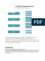 Basic IELTS Task 2 Writing Template Structure