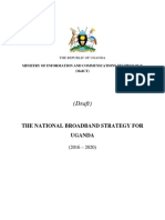 National Broadband Strategy For Uganda Draft V8 - 0 PDF