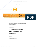 Como Calcular FV para Clientes Do Grupo A - VINICIUS AYRÃO