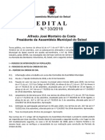 Ordem de Trabalhos e Documentação - 6 Sessão Exraordinária de 2018 Da Assembleia Municipal Do Seixal