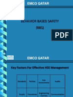 Behavior Based Safety (BBS) : Emco Qatar