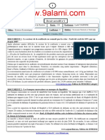 Devoir Surveillé N°1 2014 2015 Économie Générale Statistique PDF