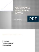 Performance Management System: By: Tejbir Kaur