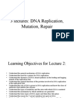 Genetics, Chapter 3, DNA Replication Lectures (Slides)