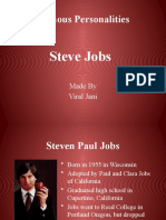 Famous Personalities: Steve Jobs