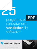 25 Perguntas Antes de Contratar Um Vendedor de Software