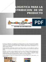 Logistica para La Distribucion de Un Producto