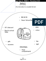 PKSR 1 Writing 014 Year 5 2018