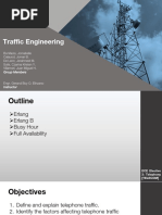 TELECOM Lecture 13 Traffic Engineering