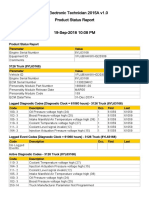 Cat Electronic Technician 2015A v1.0 Product Status Report