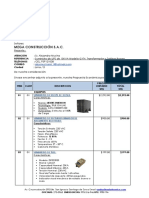 COT.1541.D.mega CONSTRUCCION SAC - Suministro de UPS 10KVA Modelo GXT4, Transformador, Tablero Bypass