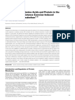 Role of Ingested Amino Acids and Protein in The Promotion of Resistance Exercise-Induced Muscle Protein Anabolism