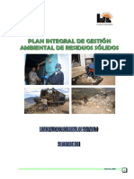 Plan Integral de Gestión Ambiental de Residuos Solidos San Pablo