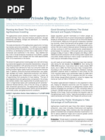 Agribusiness Private Equity The Fertile Sector December 2009