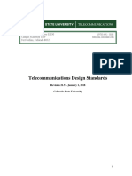 Telecommunications Design Standards: Revision 21.5 - January 1, 2018 Colorado State University