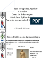 História Epidemiologia