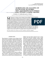 Chemical Engineering Research and Design Volume 80 Issue 6 2002 (Doi 10.1205/026387602760312764) F. Smaïli V.S. Vassiliadis D.I. Wilson - Long-Term Scheduling of Cleaning of Heat Exchanger Networ