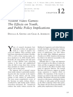 Violent Video Games: The Effects On Youth, and Public Policy Implications