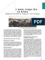 8.5 Les Murs Coupe-Feu en Béton: Bâtiments D'activité de Commerce Et de Stockage