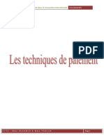 Les Techniques de Paiement