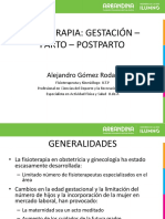 Fisioterapia Gestación Parto y Post Parto