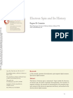 Electron Spin and Its History - Eugene D. Commins