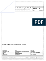 Sahara Air-Conditioning Co. W.L.L.: Health, Safety & Environment Manual