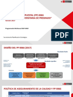 1 Programa Presupuestal 066 - Refer 1