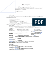 Fiche Conjugaison 3ème